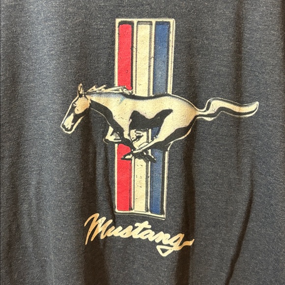 Mustang Navy Blue Graphic Tee - Picture 2 of 4